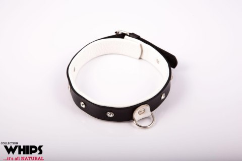 WHIPS - PPH GRAS Wiązania - Obroża damska, średnia, biała