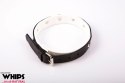 WHIPS - PPH GRAS Wiązania - Obroża damska, średnia, biała