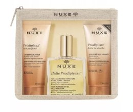Zestaw Nuxe Prodigieux Mixed Body Care Dry Oil 100ml + Body Lotion 100ml + Shower Oil 100ml