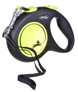 FLEXI New Neon - smycz automatyczna - L: 5m