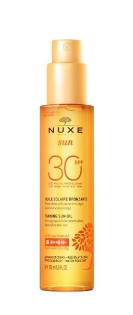 Nuxe Sun Tanning Oil Face And Body SPF30 150ml