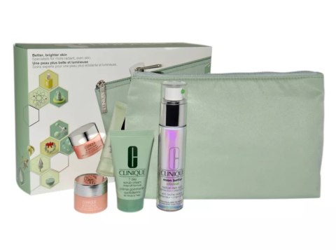 Zestaw Clinique Even Better Clinical Radical Dark Spot Corrector + Interrupter + 7Day Scrub 30ml + All About Eyes 5ml