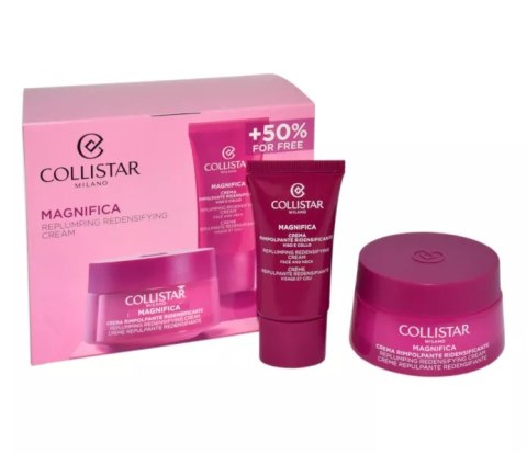 Zestaw Collistar Magnifica Replumping Redensifying Cream 50ml + Remplumping Redensifying Cream Face And Neck 25ml