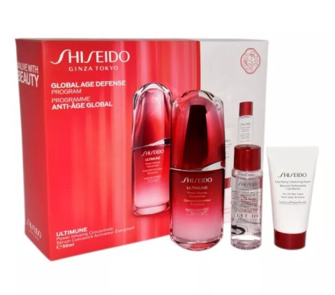 Zestaw Shiseido Ultimune Value Power Infusing Concentrate 50ml + Clarifying Cleansing Foam 30ml + Treatment Softener 30ml