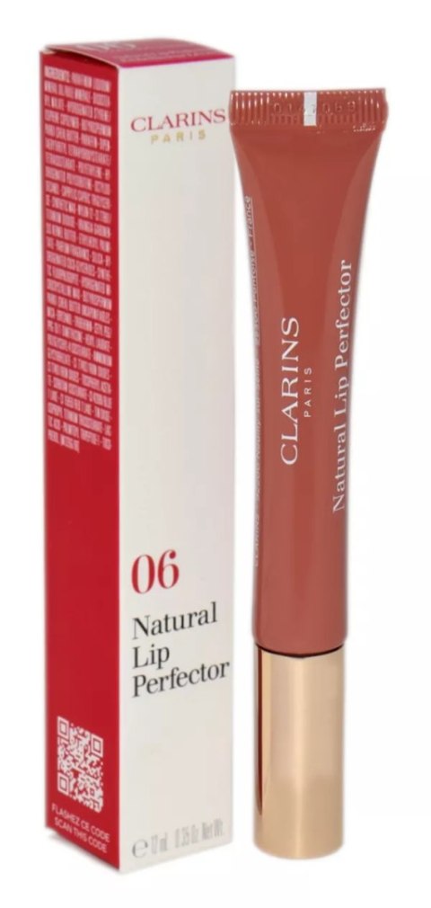 Clarins Instant Light Natural Lip Perfector 06 Rosewood Shimmer 12ml