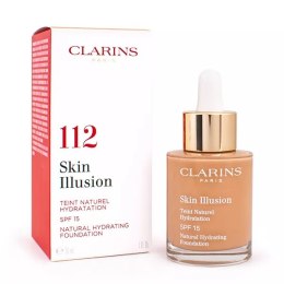 Clarins Skin Illusion Natural Hydrating Foundation Spf 15 112C Amber 30ml