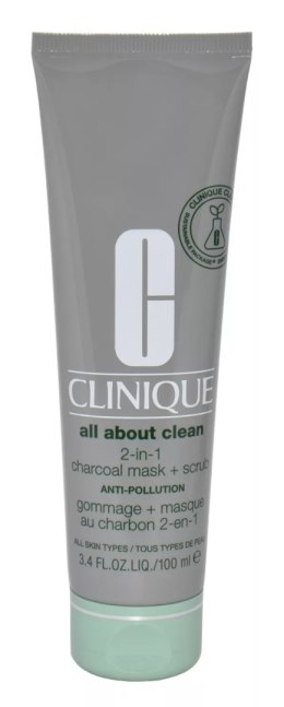 Clinique All About Clean 2 In 1 Charcoal Mask + Scrub 100ml