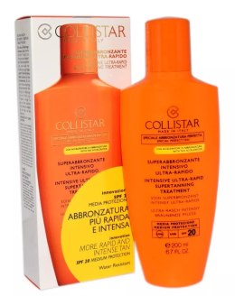 Collistar Intensive Ultra Rapid Super Tanning Treatment Spf 20 - 200ml
