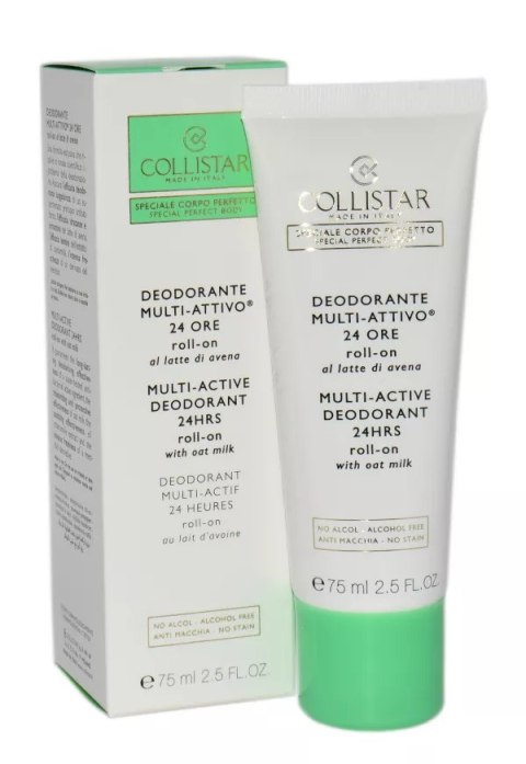 Collistar Multi-Active Deodorant 24 Hours Roll-On With Out Milk 75ml