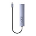 UNITEK HUB USB-C 7W1 PD 100W HDMI 2.0 Z PRZYCISKIEM ON/OFF
