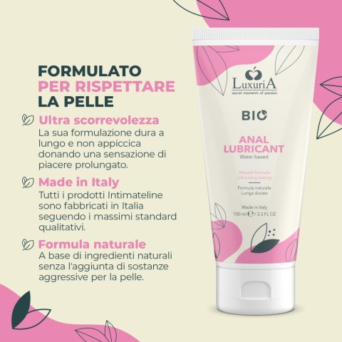 Lubrykant Analny Luxuria Bio Anal Lubricant 100 Ml IntimateLine