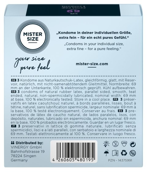 Mister Size Mister Size 69 mm 3-pcs