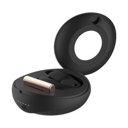 ONE-DC B.V. Rosy Gold - C-Shape Vibrator with Luxury Charging Case - Black