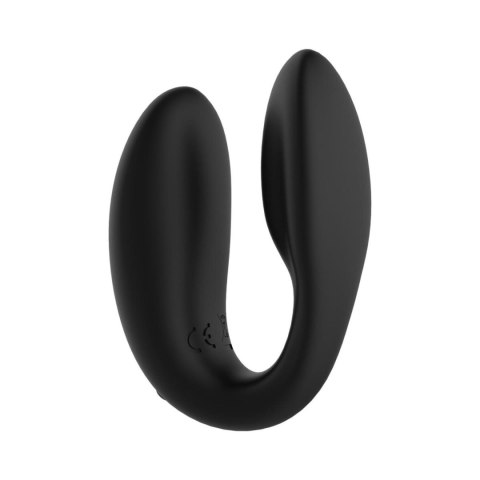 ONE-DC B.V. Rosy Gold - C-Shape Vibrator with Luxury Charging Case - Black