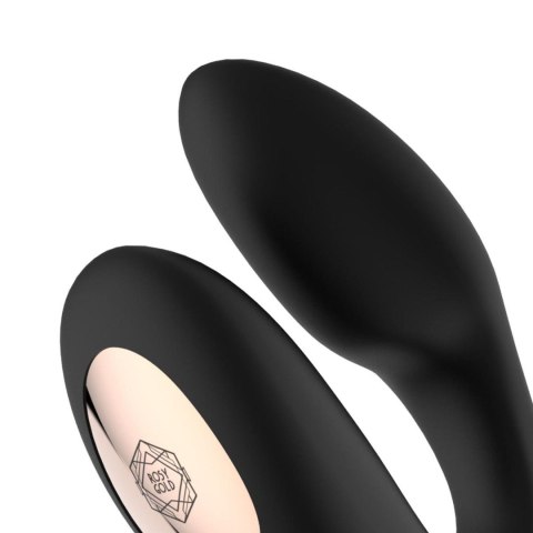 ONE-DC B.V. Rosy Gold - C-Shape Vibrator with Luxury Charging Case - Black