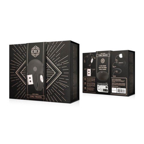 ONE-DC B.V. Rosy Gold - C-Shape Vibrator with Luxury Charging Case - Black