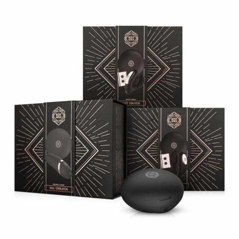 ONE-DC B.V. Rosy Gold - C-Shape Vibrator with Luxury Charging Case - Black