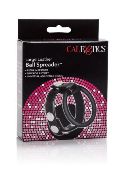 SCALA Large Leather Ball Spreader Black