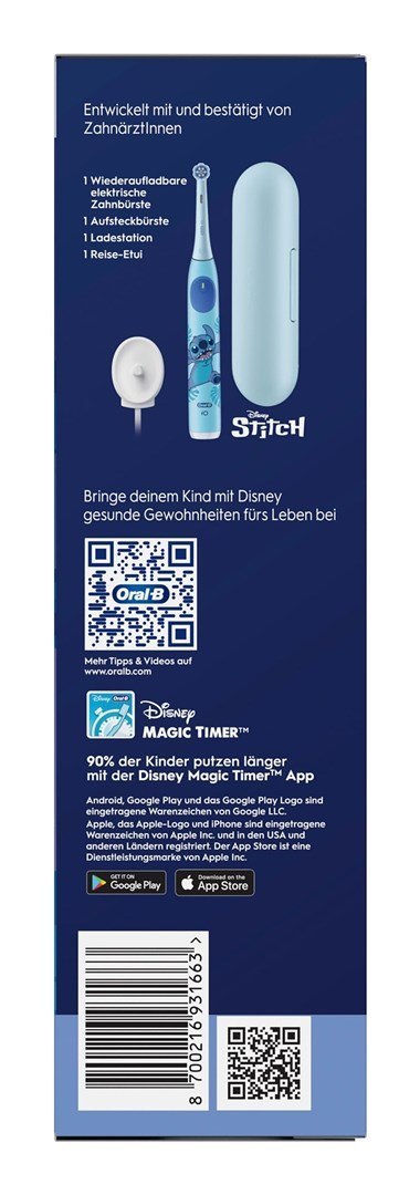 Szczoteczka elektryczna Oral-B iO Series 2 Kids 6+ Stitch