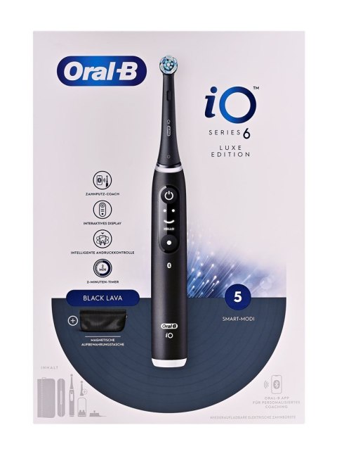 Szczoteczka elektryczna Oral-B iO Series 6 Black Lava Luxe Edition