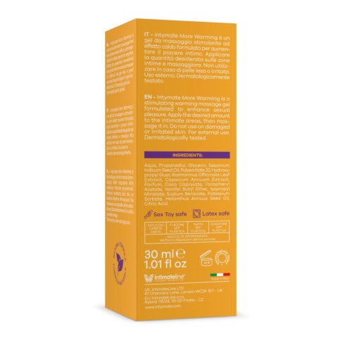 Żel Stymulujący Intymate More Warming 30 Ml IntimateLine