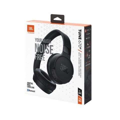 JBL T670NC BLK słuchawki BT czarne z redukcją szum