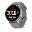 Zegarek Garmin Venu 4, 45mm AMOLED srebrny