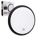 MACLEAN LAMPA LED Z CZUJNIKIEM RUCHU, CZUJNIK PIR, KOLOR CZARNY, 10W, IP65, 1000LM, BARWA NEUTRALNA MCE525 B