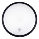 MACLEAN LAMPA LED Z CZUJNIKIEM RUCHU, CZUJNIK PIR, KOLOR CZARNY, 10W, IP65, 1000LM, BARWA NEUTRALNA MCE525 B