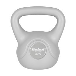 REBEL ACTIVE KETTLEBELL BITUMICZNY 8 KG RBA-2322G-08 SZARY