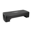 REBEL ACTIVE STEP DO AEROBIKU I ĆWICZEŃ FITNESS, 2 STOPNIE, 68CM, CZARNY RBA-3228-BK