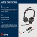 Słuchawki Poly Blackwire 5220 Stereo USB-C Headset +3.5mm Plug +USB-C/A Adapter 8X231AA