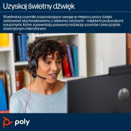 Słuchawki Poly Blackwire 5220 Stereo USB-C Headset +3.5mm Plug +USB-C/A Adapter 8X231AA
