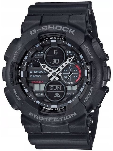 Casio ZEGAREK MĘSKI CASIO G-SHOCK GA-140-1A1ER (zd137a)