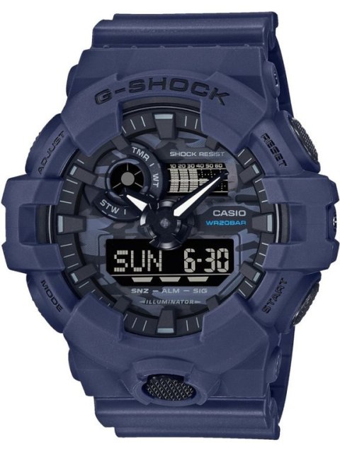 Casio ZEGAREK MĘSKI CASIO G-SHOCK GA-700CA-2AER (zd140c)