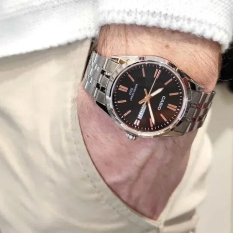 Casio ZEGAREK MĘSKI CASIO MTP-1335D 1A2VDF (zd026b) + BOX