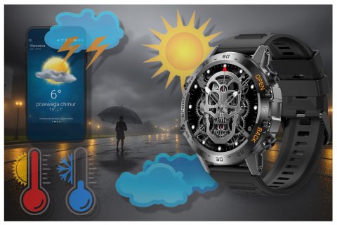 Gravity SMARTWATCH MĘSKI GRAVITY GT9-1 - WYKONYWANIE POŁĄCZEŃ, CIŚNIENIOMIERZ (sg021a)