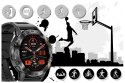 Gravity SMARTWATCH MĘSKI GRAVITY GT9-1 - WYKONYWANIE POŁĄCZEŃ, CIŚNIENIOMIERZ (sg021a)