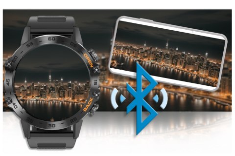 Gravity SMARTWATCH MĘSKI GRAVITY GT9-1 - WYKONYWANIE POŁĄCZEŃ, CIŚNIENIOMIERZ (sg021a)