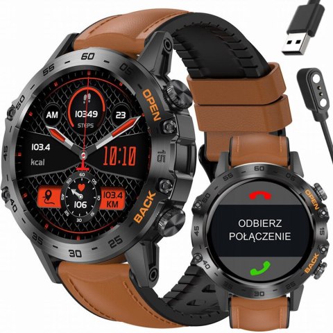 Gravity SMARTWATCH MĘSKI GRAVITY GT9-7 - WYKONYWANIE POŁĄCZEŃ, CIŚNIENIOMIERZ (sg021g)