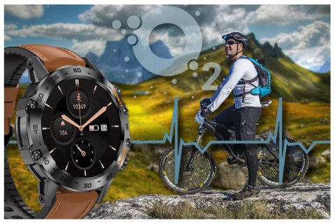 Gravity SMARTWATCH MĘSKI GRAVITY GT9-7 - WYKONYWANIE POŁĄCZEŃ, CIŚNIENIOMIERZ (sg021g)