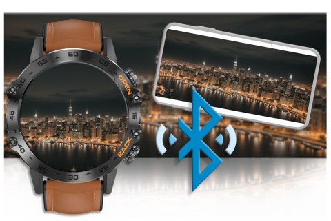 Gravity SMARTWATCH MĘSKI GRAVITY GT9-7 - WYKONYWANIE POŁĄCZEŃ, CIŚNIENIOMIERZ (sg021g)