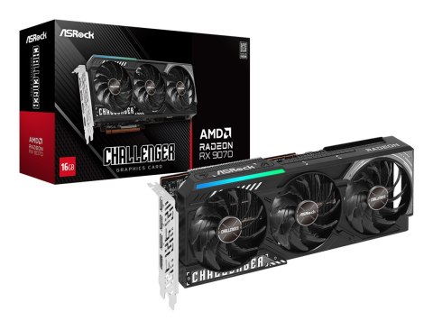 Karta graficzna ASRock Radeon RX 9070 Challenger 16GB