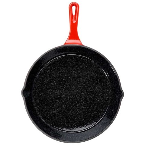 PATELNIA ŻELIWNA EMALIOWANA 25cm Z SILIKONOWĄ NAKŁADKĄ 199155