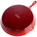 PATELNIA ŻELIWNA EMALIOWANA 30cm Z SILIKONOWĄ NAKŁADKĄ 199156