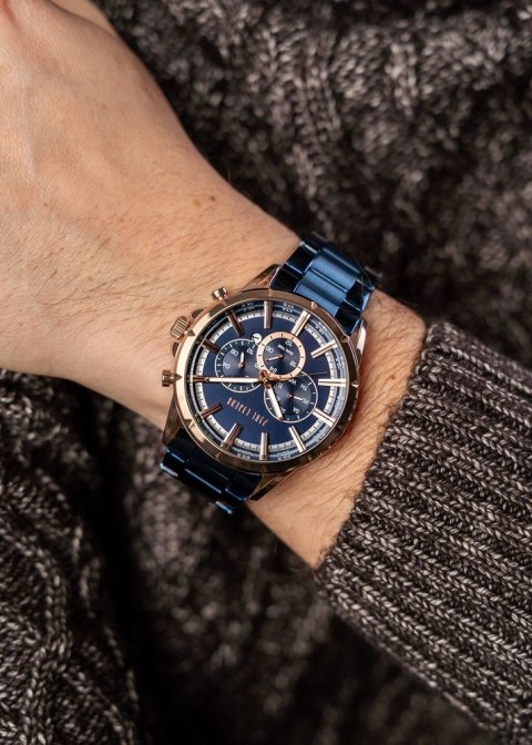 Paul Lorens ZEGAREK MĘSKI PAUL LORENS - PL13605B-6F3 (zg359e) + BOX