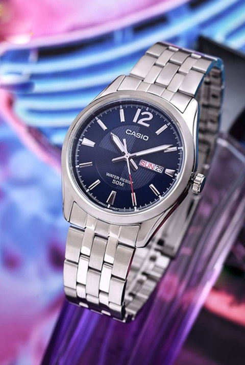 Casio ZEGAREK MĘSKI CASIO MTP-1335D 2AV (zd026e) + BOX