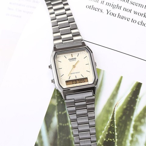 Casio ZEGAREK UNISEX CASIO Vintage AQ-230GG-9A + BOX
