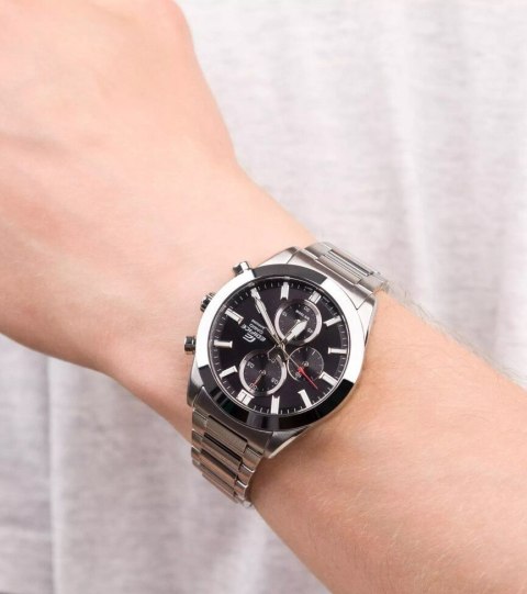 Casio Zegarek Męski Casio EDIFICE Chronograph EFB-710D-1A + BOX