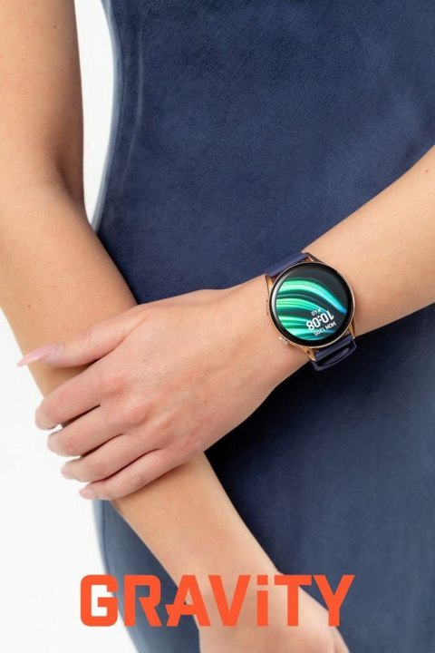 Gravity SMARTWATCH DAMSKI GRAVITY GT11-6 - AMOLED, DODATKOWY PASEK (sg044f)